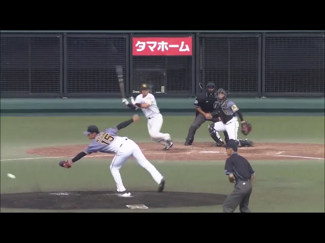 【ファーム】ホークス・谷川原 センターへタイムリーヒット!! 2020/11/1 H-T(ファーム)