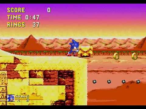 OmegaRadiost Gameplay (Sonic & Knuckles: Sandopolis Zone Act 1, 2 and Boss)