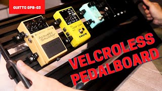 Video thumbnail for Guitto GPB-03 Portable Guitar Effect PedalBoard Aluminum Alloy Velcroless by Ka-Opinyon