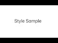 134 Demo Style Sample BossaNova FKB 1