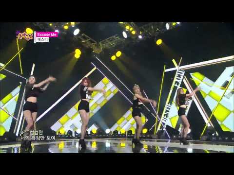 [1080p][Comeback Stage] 150509  BESTIE (베스티) - Excuse Me (익스큐즈 미) @ Music Core
