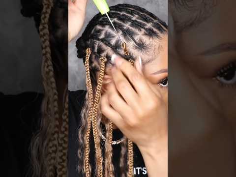 Illusion Boho Braids 🔥 #hairextensions #braids #braidstyles #bohobraids #crochetlocs #eayonhair