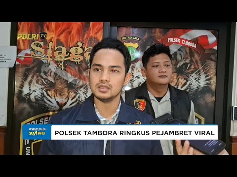 POLSEK TAMBORA RINGKUS JAMBRET JEMBATAN DUA KURANG DARI 24 JAM