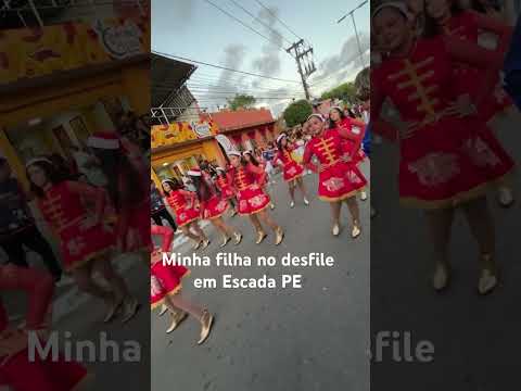 Minha filha no desfile em Escada PE #mariliamelopernambuco #mariliamelo