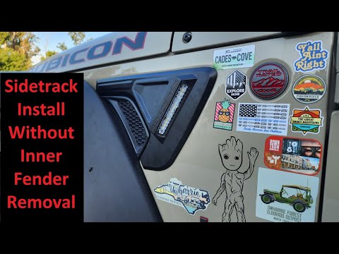 Oracle Sidetrack Install Without Inner Fender Removal on JT or JL