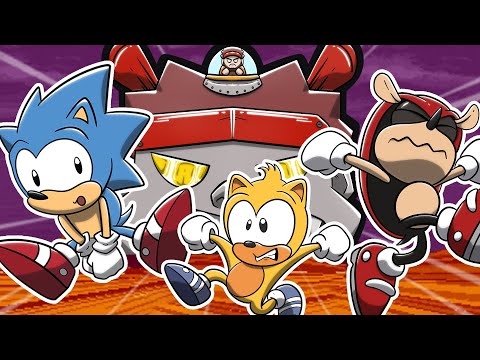 A ORIGEM DE MIGHTY e RAY 😜 | HISTORIA de SEGA Sonic Arcade Video