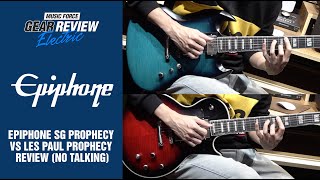 Video thumbnail for Epiphone SG Prophecy VS Les Paul Prophecy Review (No Talking) by Music Force Official