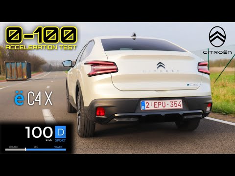 2024 Citroën e C4 X (156hp) | 0-100 Acceleration TEST!