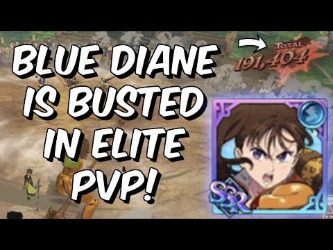 Blue Diane is BUSTED In Elite Geared PVP - Platinum Climbing - Seven Deadly Sins: Grand Cross