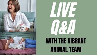 LIVE: Q & A With The Vibrant Animal Team – Come & Ask All Your Pet Health Questions