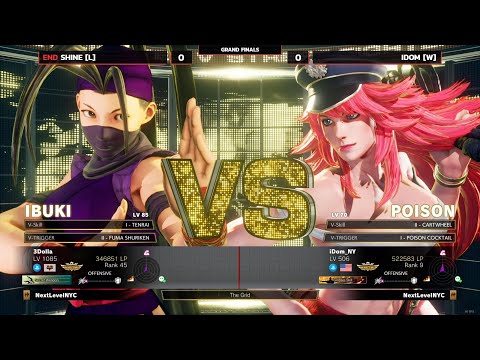 [SFVCE] Grand Finals - Shine (Ibuki) vs Idom (Laura/Poison) @ NLBC Online Edition #4