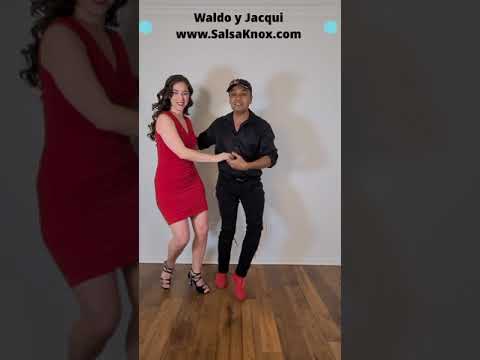 Sombrero Salsa Move | Salsa Turn Patterns On 1 | How To Salsa Dance With Waldo y Jacqui