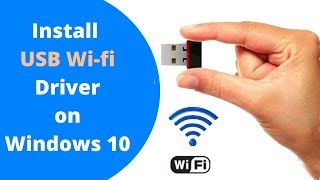 How to Install USB Wi-fi Adapter Mediatek Ralink WLAN Driver on Windows 10