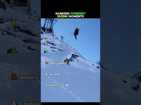 Ranking Funniest Skiing Moments🥶😎⛷️ #usa