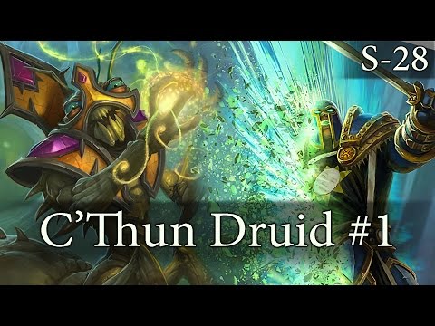 Hearthstone C’Thun Druid S28 #1: Risk vs Rewards