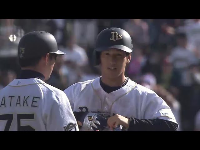 【5回裏】バファローズ・吉田正が詰まりながらも勝ち越しの一打!! 2016/4/16 Bs-L