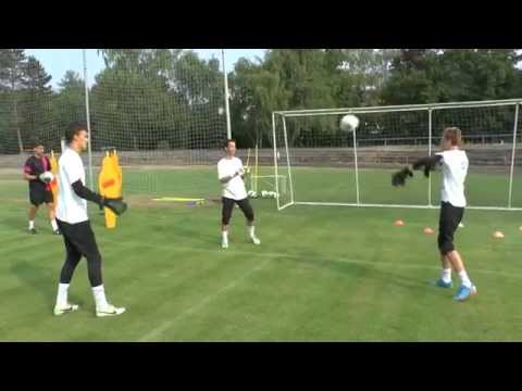 Brankářský trénink FK Neratovice Byškovice U19 - U17; Denys Luksík
