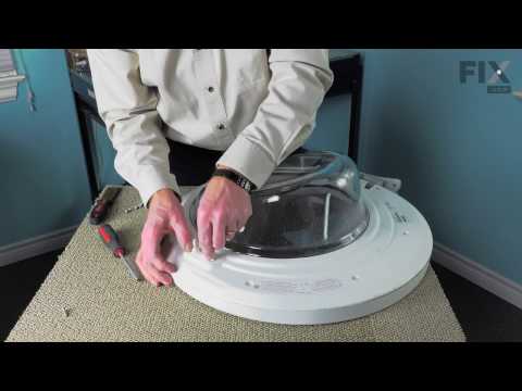 Frigidaire Washer Repair – How to replace the Door Hinge with Bushings