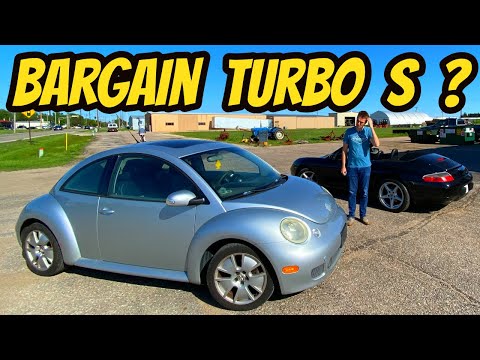 This $700 VW Beetle Turbo S Wants To Be A Porsche SO BAD! Cheapest Beetle?