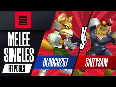 Rob jr blargh257 vs. SaltySam - Melee Singles R1 Pools - Genesis 8