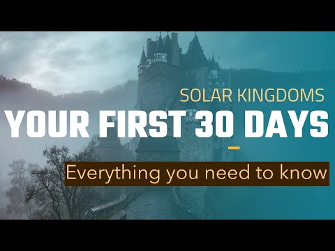 King of Avalon - Everything you need to know for your first 30 days in Solar Kingdoms