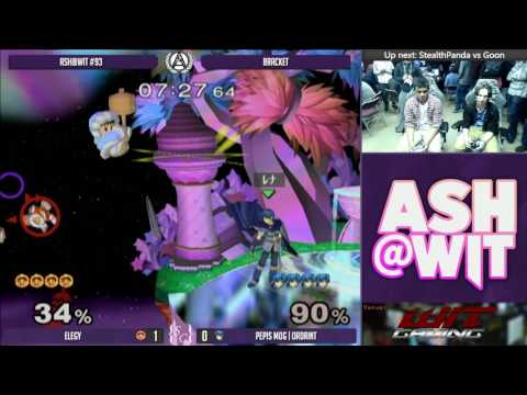 Elegy (Ice Climbers) vs Ordrint (Marth) - ASH@WIT #93 Melee Bracket