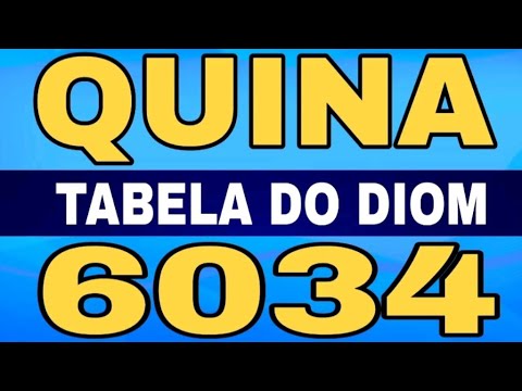 Resultado Quina - Concurso Nº 6034