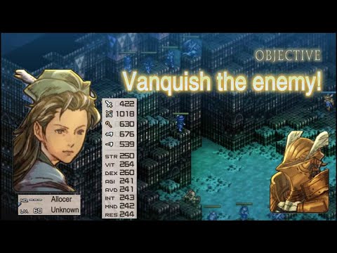 Defeat Allocer! (Lv.60 Unknown) Tactics Ogre Reborn - Palace of the Dead Level 83