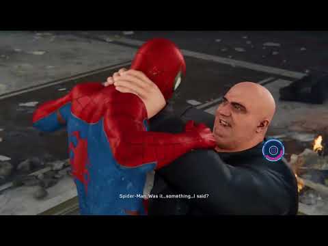 KINGPIN vs SPIDER MAN Full Boss Fight   Marvel's Spider Man PS4 PRO 1080p HD