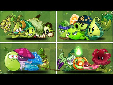 8 Team 04 plant max level VS Team Zombie Level 15 - Who Will Win? - PvZ 2 Team Plant