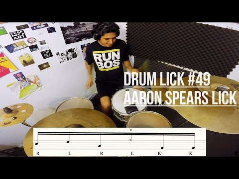 An Aaron Spears Lick (plus some fill ideas) - Slick Drum Lick #49