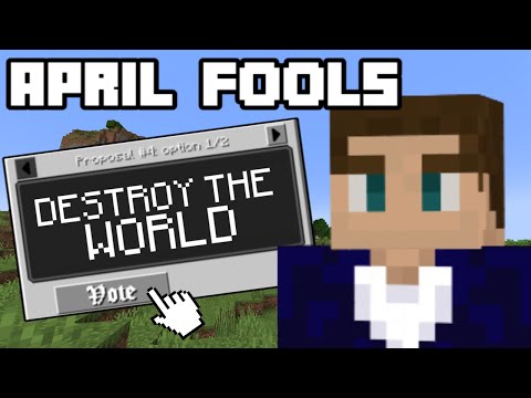 Insane WIN! Defeating Minecraft April Fools!
