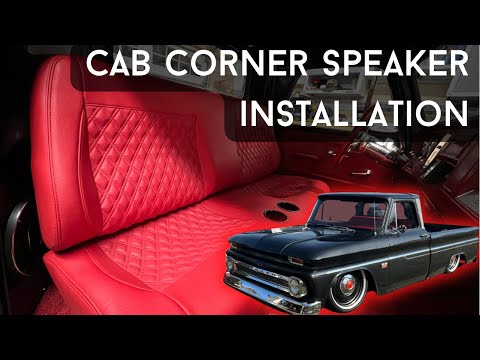 Bagged 66 C10 | Cab Corner Bracket, JBL 6x9s, and Mat66 Sound Deadener Installation Video.
