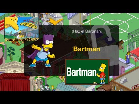 Los Simpson Springfield "Bartman, el origen del caballero oscuro" por Tony