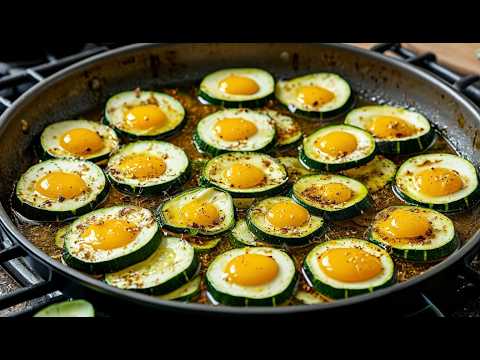 Zucchini with egg tastes better than meat! Quick and easy recipe!❗️