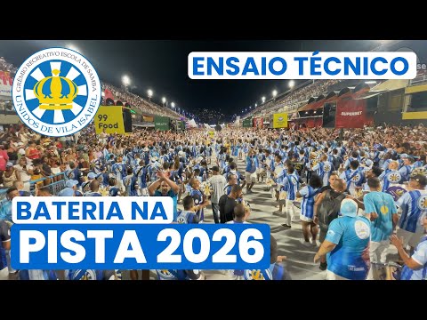 VILA ISABEL 2026 - 4K | ENSAIO TÉCNICO - PISTA | SAMBA AO VIVO #ET26