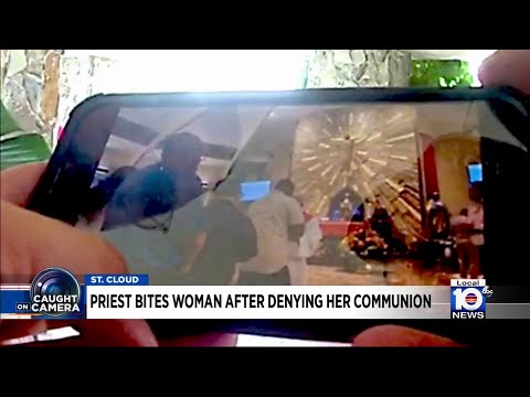 Florida priest accused of biting a woman