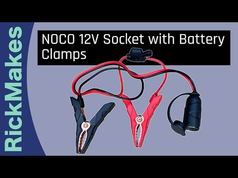 NOCO 12V Socket with Battery Clamps