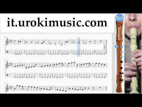 Lezioni di Flauto Dolce B. FROZEN - Let It Go Parte#1 um-276