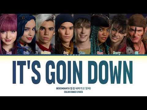 Descendants 2' It’s Goin Down lyrics (color coded lyrics) Descendants 2