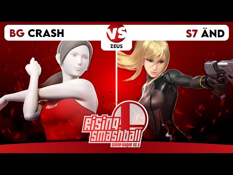 Rising Smashball #3 - BG | Crash (Wii Fit Trainer) vs. S7 | ÄnD (Zero Suit Samus)
