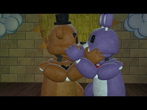 [SFM/FNAF] {Freddy x Bonnie} Bonnie kisses Freddy | Ice Rabbit |