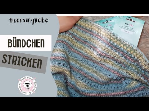 KAL Kersiny - Liebe Loch Muster Bündchen Rundpasse von Oben /