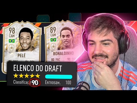 CONSEGUI 190 COM PELÉ 98 E R10!! FUT DRAFT FIFA 22
