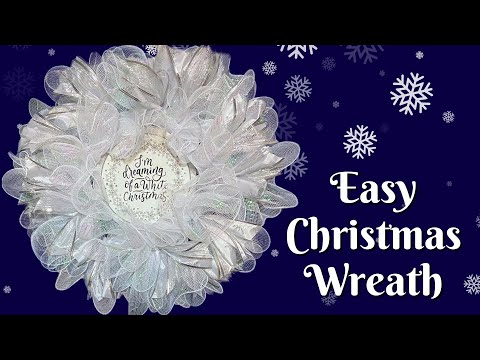 Easy Christmas Wreath Tutorial | Pancake Wreath Tutorial | How to Make a Pancake Wreath | DIY Wreath