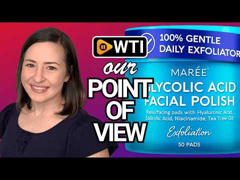 MAREE Glycolic Acid Pads - Toner Pads for Face Cleansing - Exfoliating Pad with Tea Tree Oil - WTI product video review