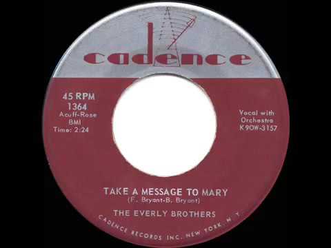 1959 HITS ARCHIVE  Take A Message To Mary   Everly Brothers