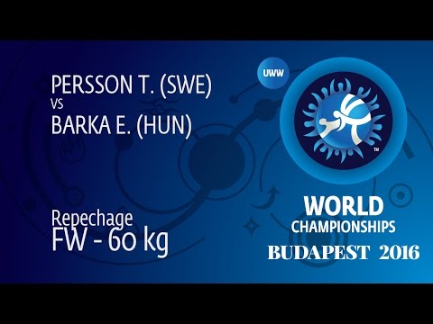 Repechage FW - 60 kg: E. BARKA (HUN) df. T. PERSSON (SWE) by TF, 10-0