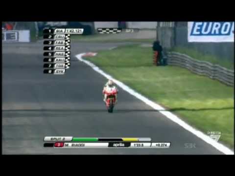Superpole Max Biaggi vs Cal Crutchlow  monza 2010