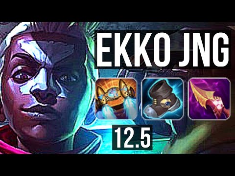 EKKO vs POPPY (JNG) | 6.9M mastery, 1700+ games, 7/3/12 | EUW Grandmaster | 12.5